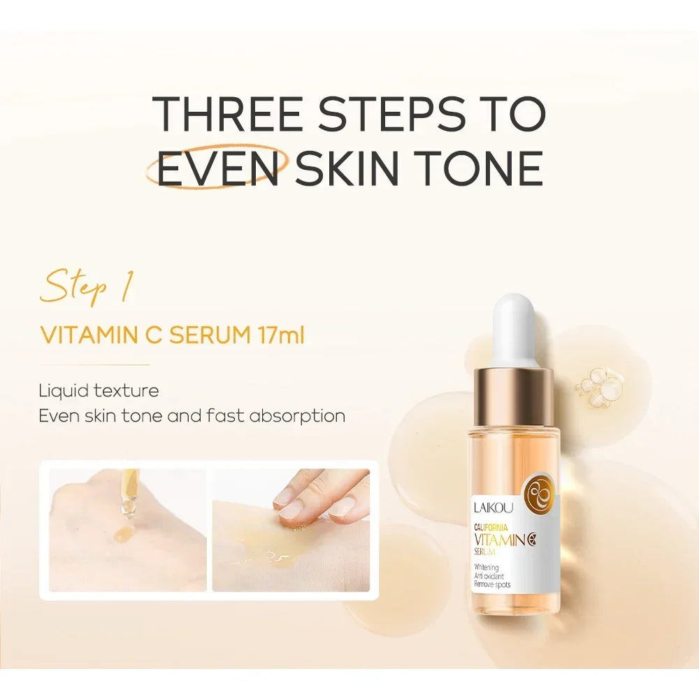 3pcs/Set LAIKOU Vitamin C Facial Set