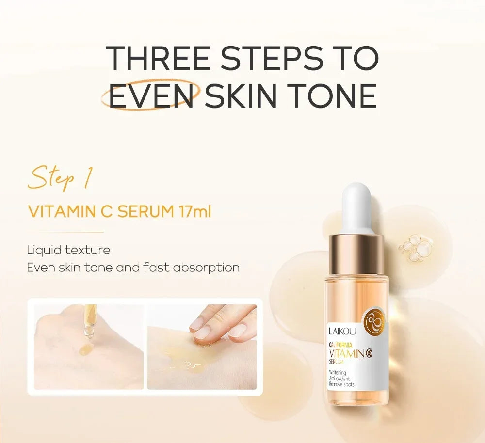 3pcs/Set LAIKOU Vitamin C Facial Set
